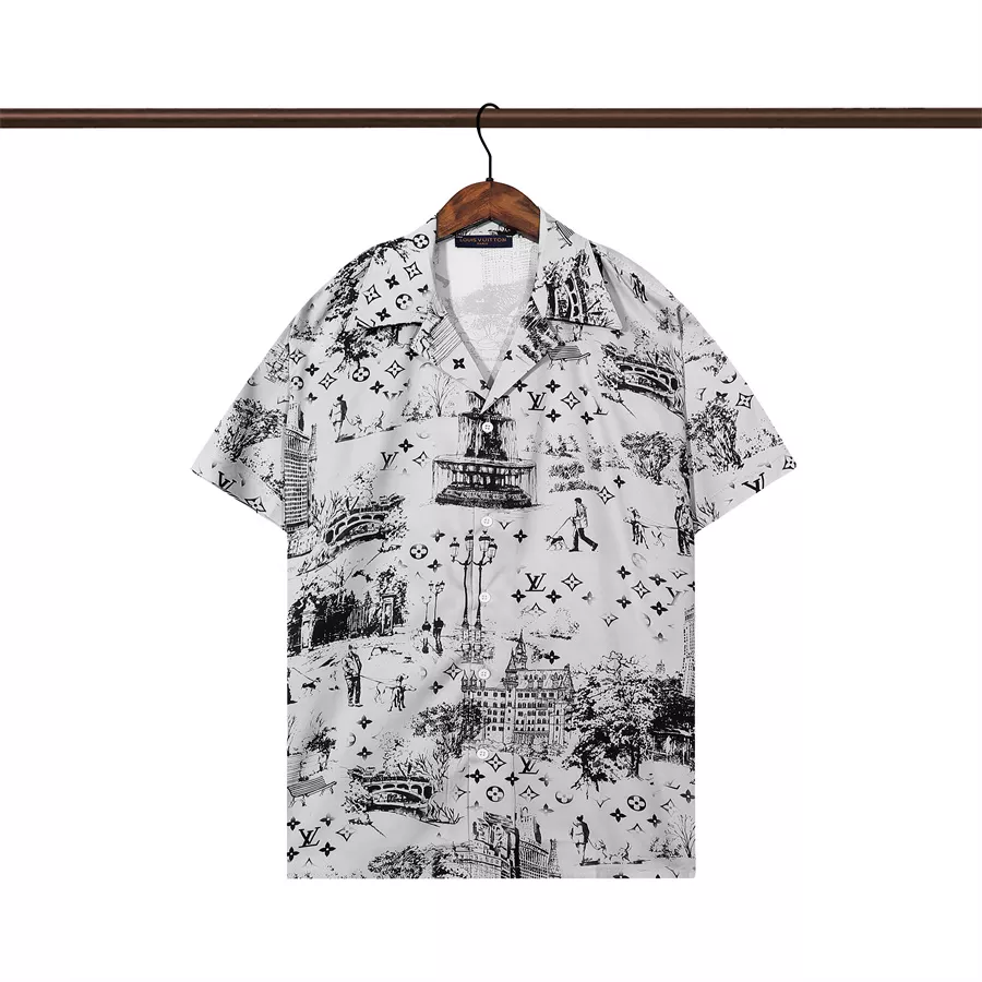 Louis Vuitton LV Shirts Short Sleeved For Men GoAnywhere 5785