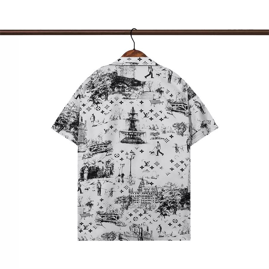 Louis Vuitton LV Shirts Short Sleeved For Men GoAnywhere 5785
