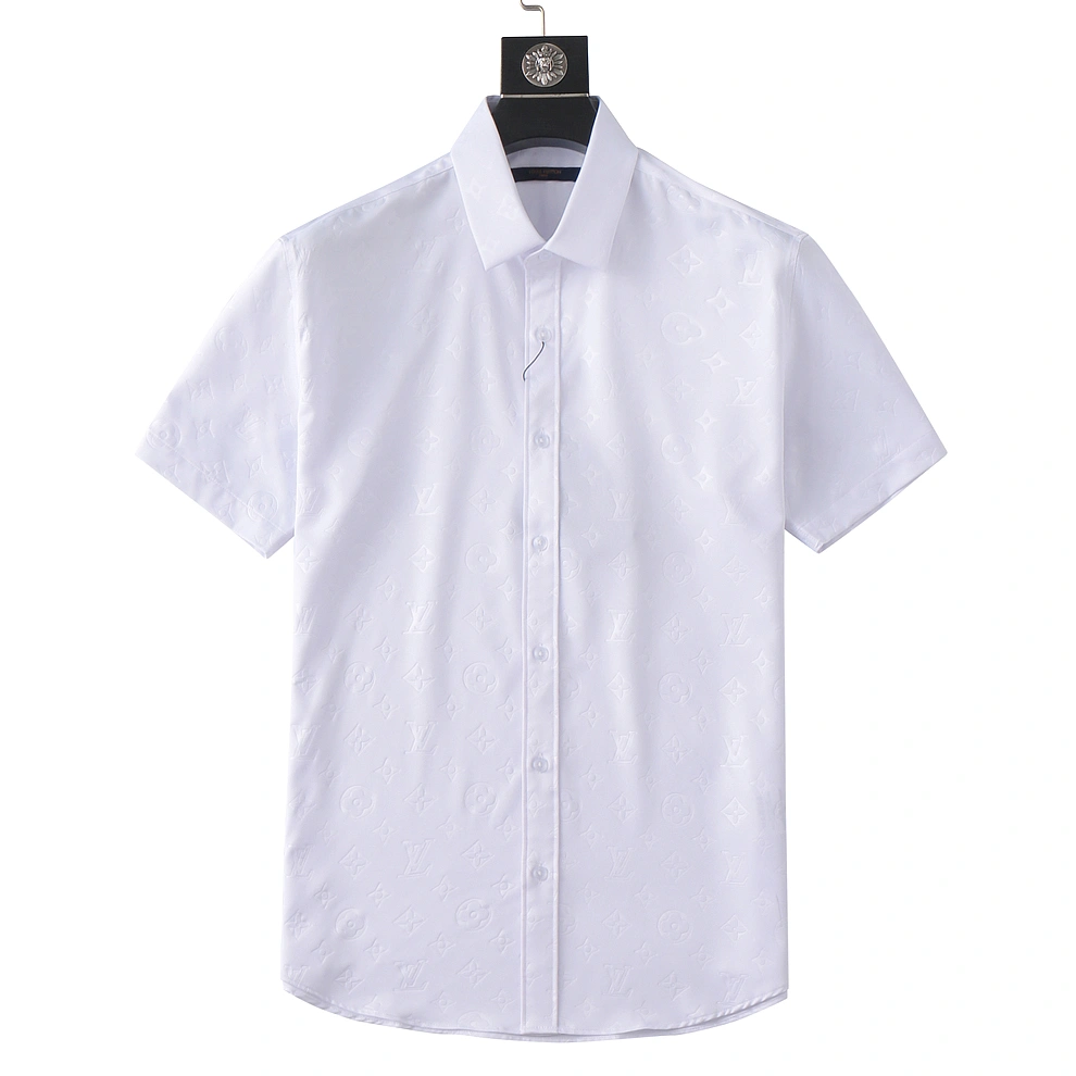 Louis Vuitton LV Shirts Short Sleeved For Men Lightweight 4341