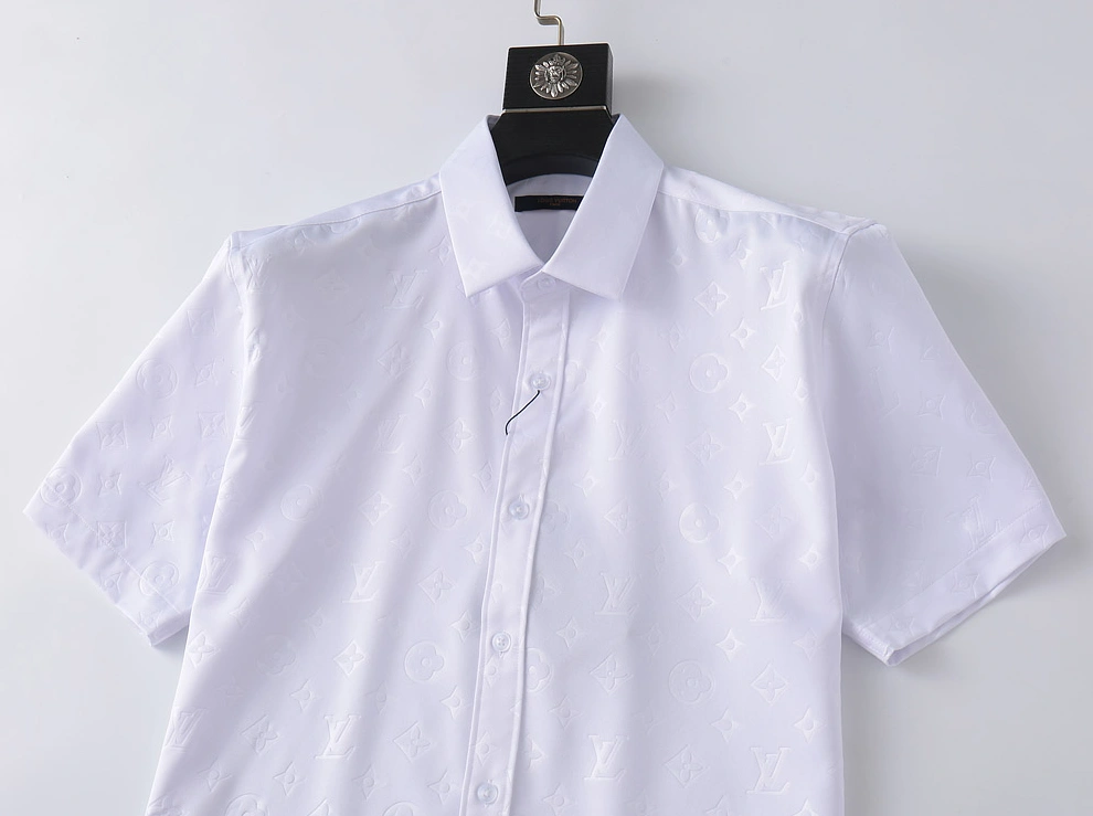 Louis Vuitton LV Shirts Short Sleeved For Men Lightweight 4341