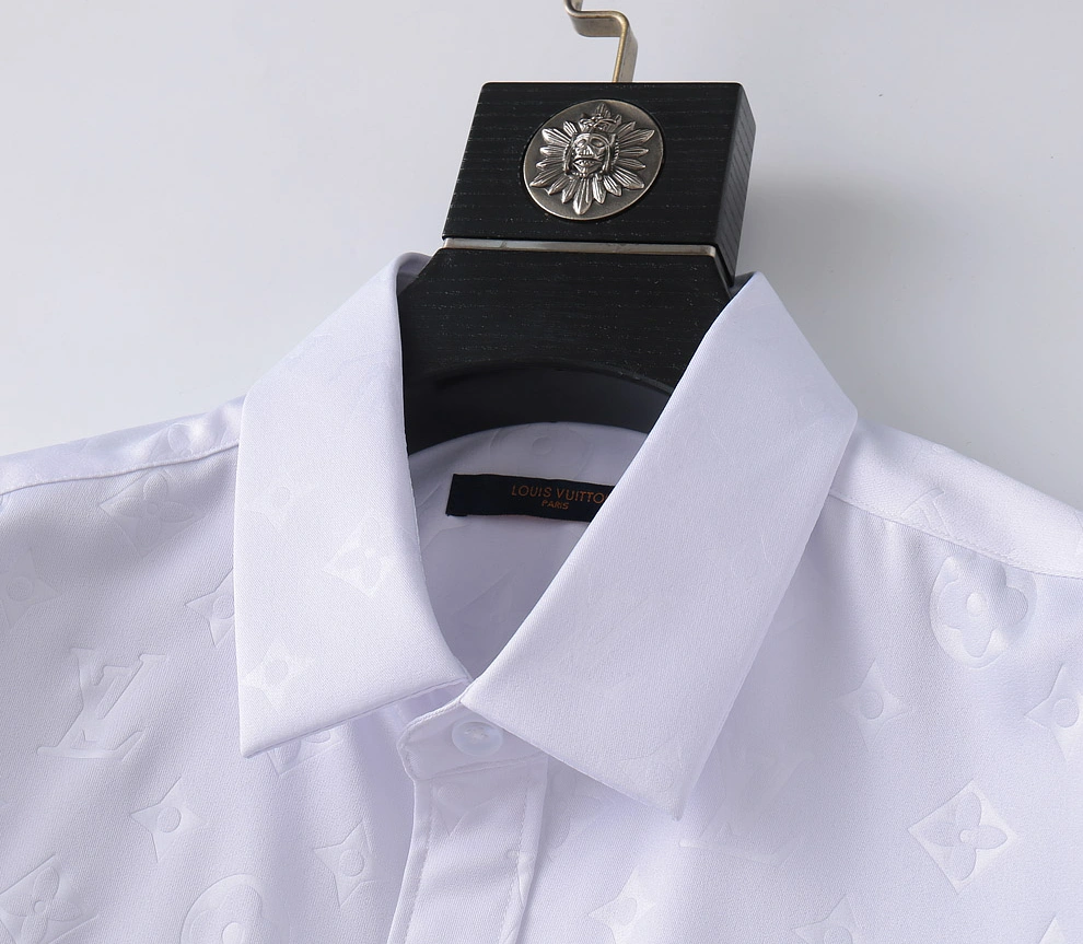 Louis Vuitton LV Shirts Short Sleeved For Men Lightweight 4341