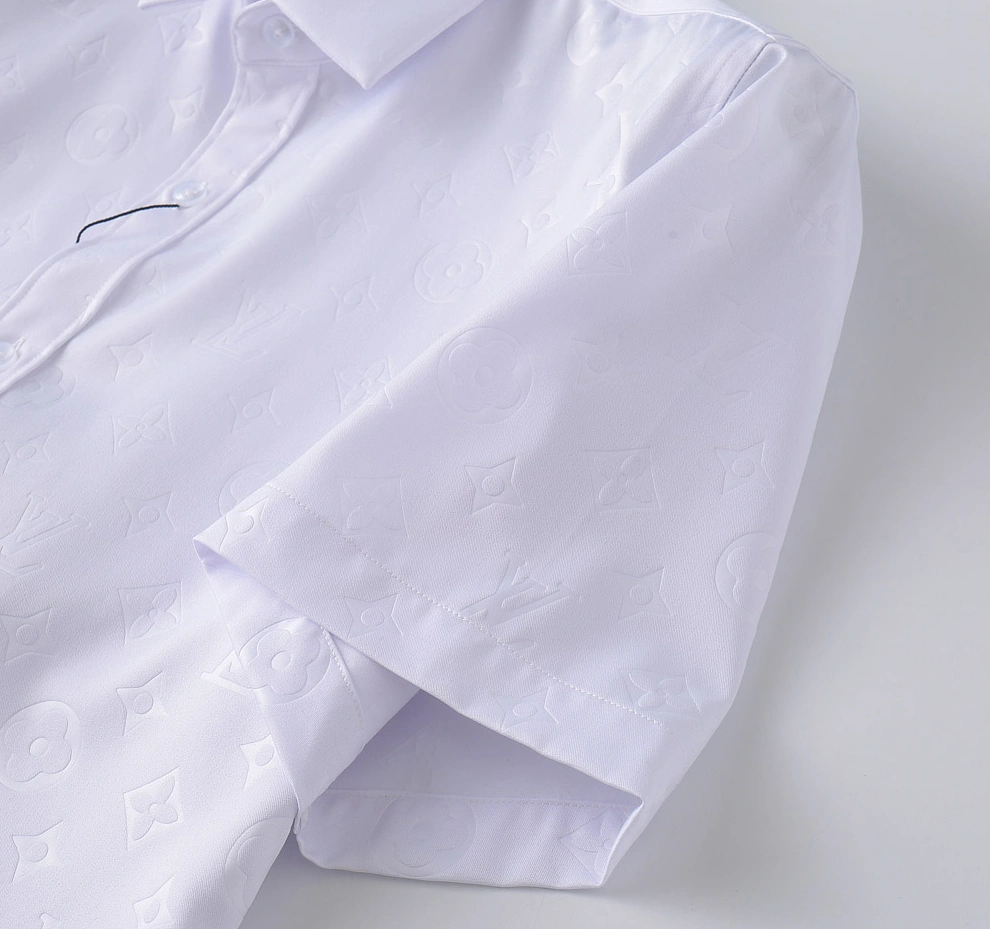 Louis Vuitton LV Shirts Short Sleeved For Men Lightweight 4341