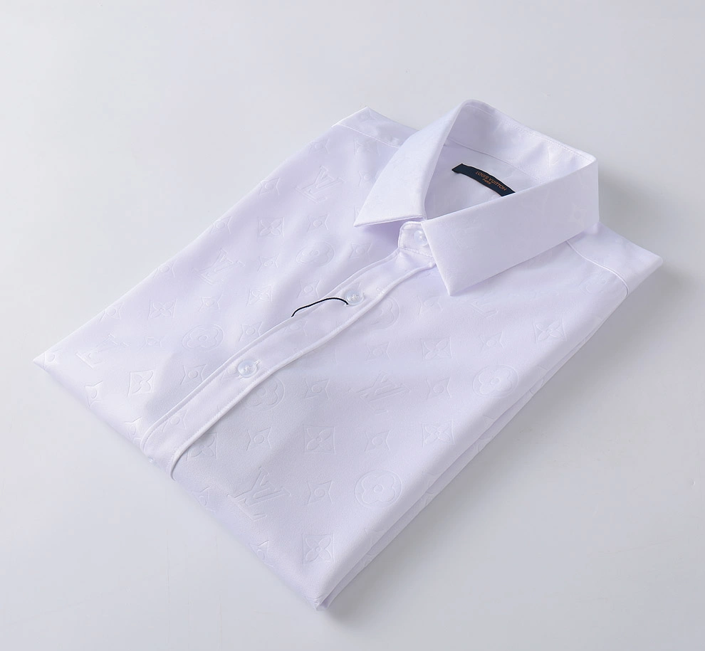 Louis Vuitton LV Shirts Short Sleeved For Men Lightweight 4341