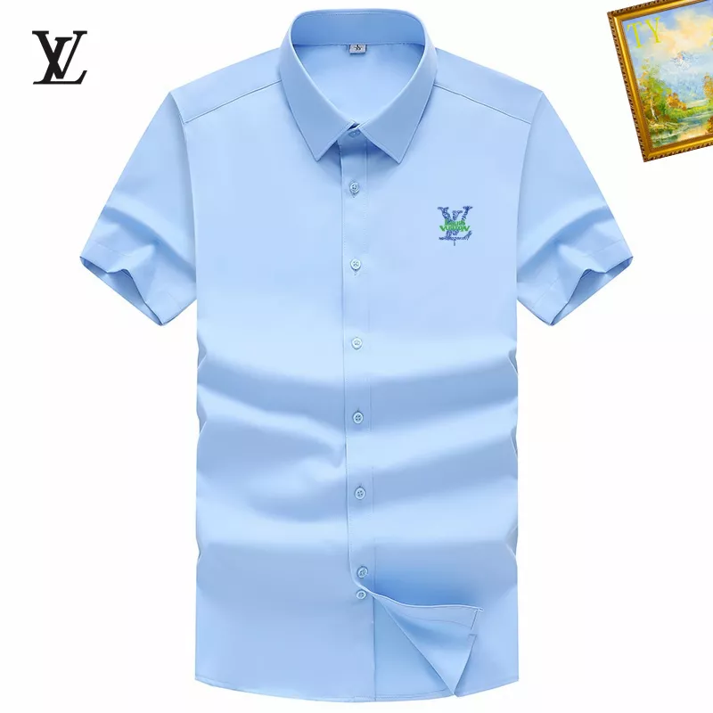 Louis Vuitton LV Shirts Short Sleeved For Men Practical 1810