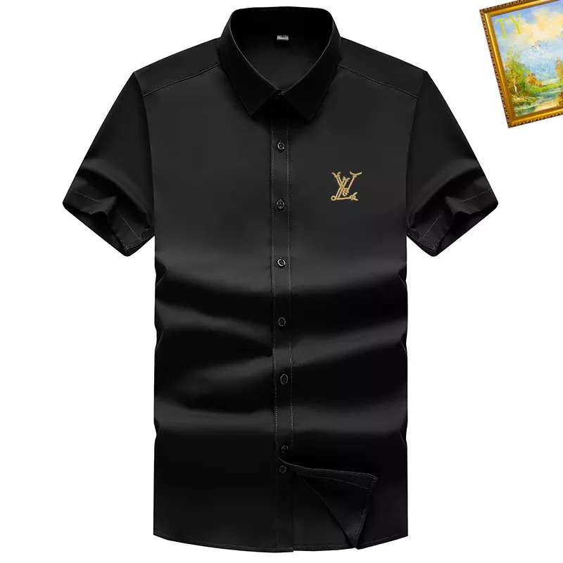 Louis Vuitton LV Shirts Short Sleeved For Men Trendy 8314