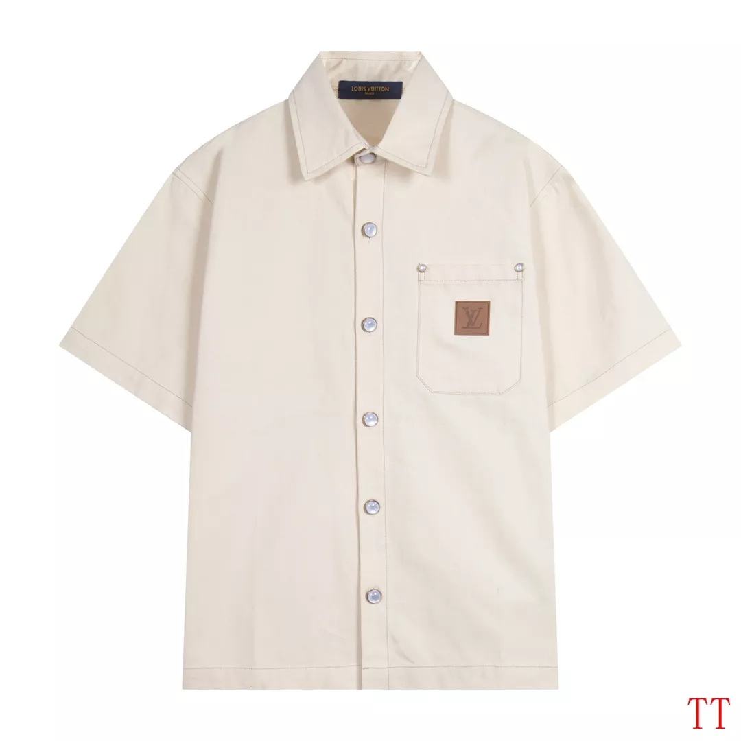 Louis Vuitton LV Shirts Short Sleeved For Unisex Bold 7486