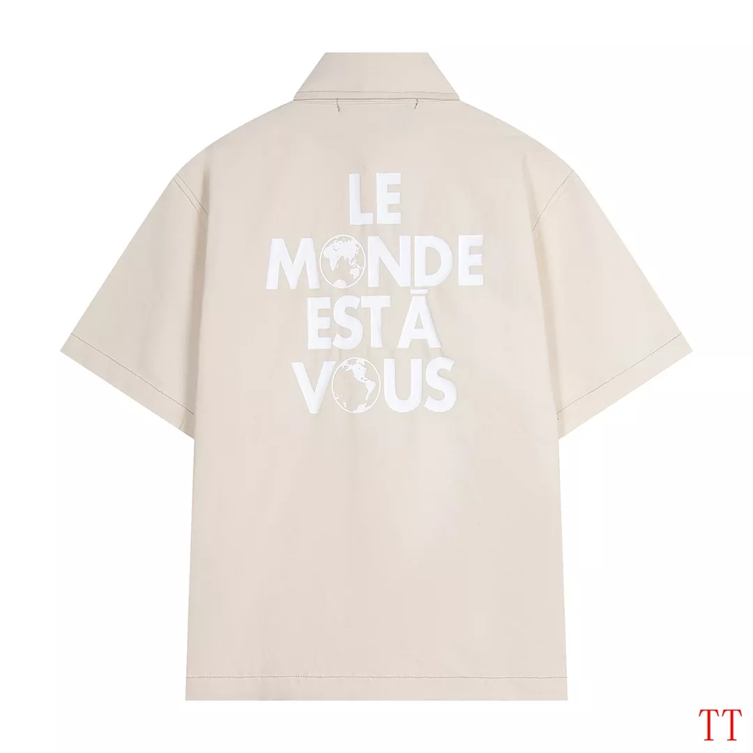 Louis Vuitton LV Shirts Short Sleeved For Unisex Bold 7486