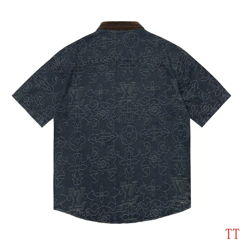 Louis Vuitton LV Shirts Short Sleeved For Unisex Breathable 701