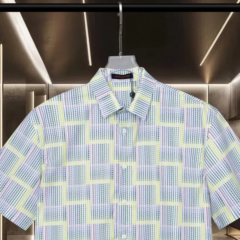 Louis Vuitton LV Shirts Short Sleeved For Unisex GoodFit 7190