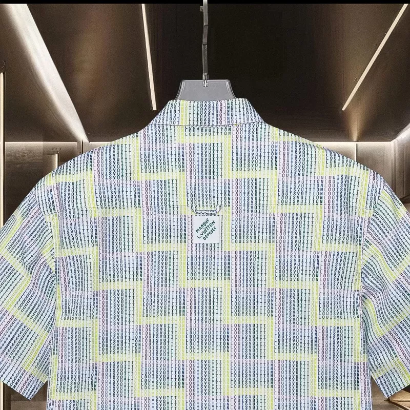 Louis Vuitton LV Shirts Short Sleeved For Unisex GoodFit 7190