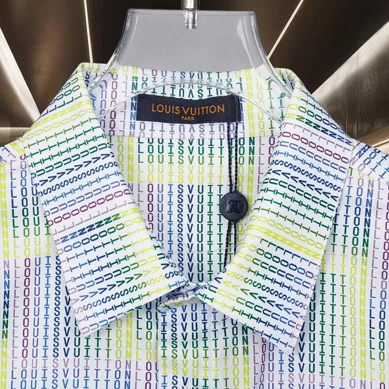 Louis Vuitton LV Shirts Short Sleeved For Unisex GoodFit 7190