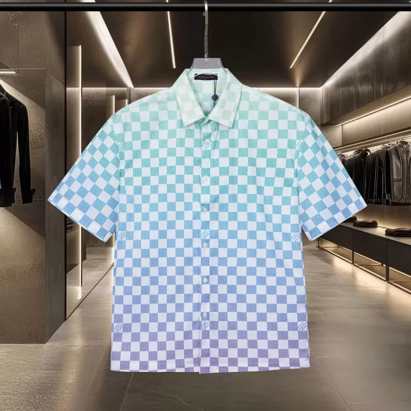Louis Vuitton LV Shirts Short Sleeved For Unisex Lightweight 8480