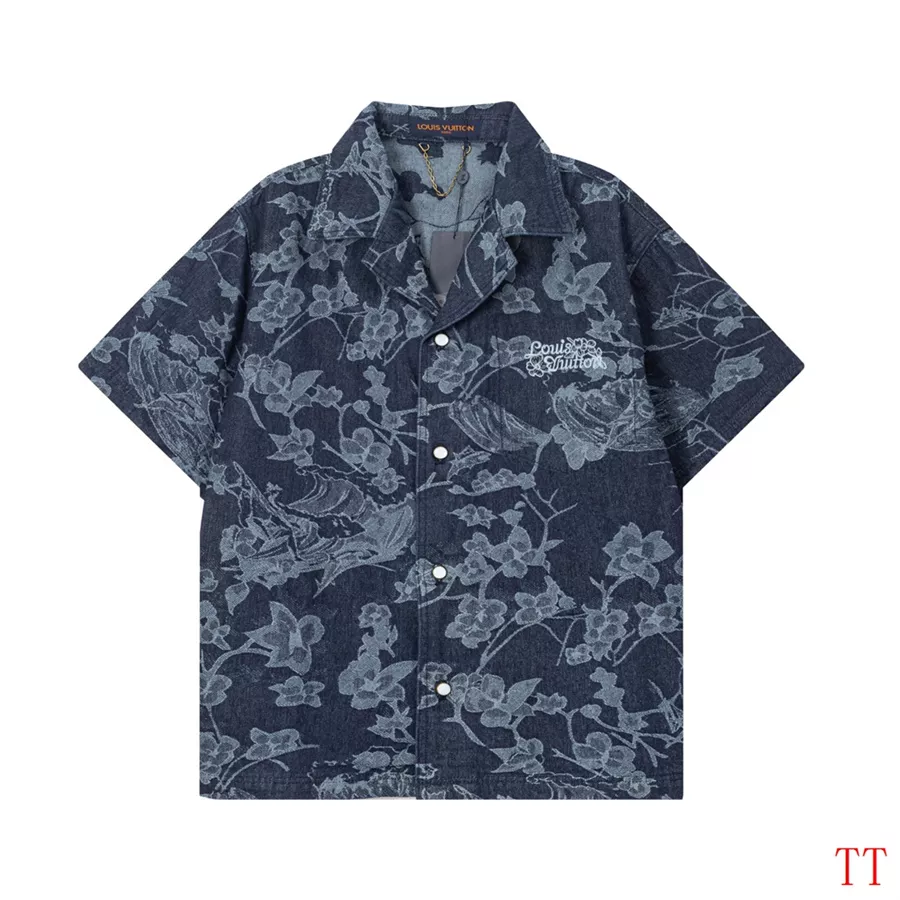 Louis Vuitton LV Shirts Short Sleeved For Unisex Soft 957