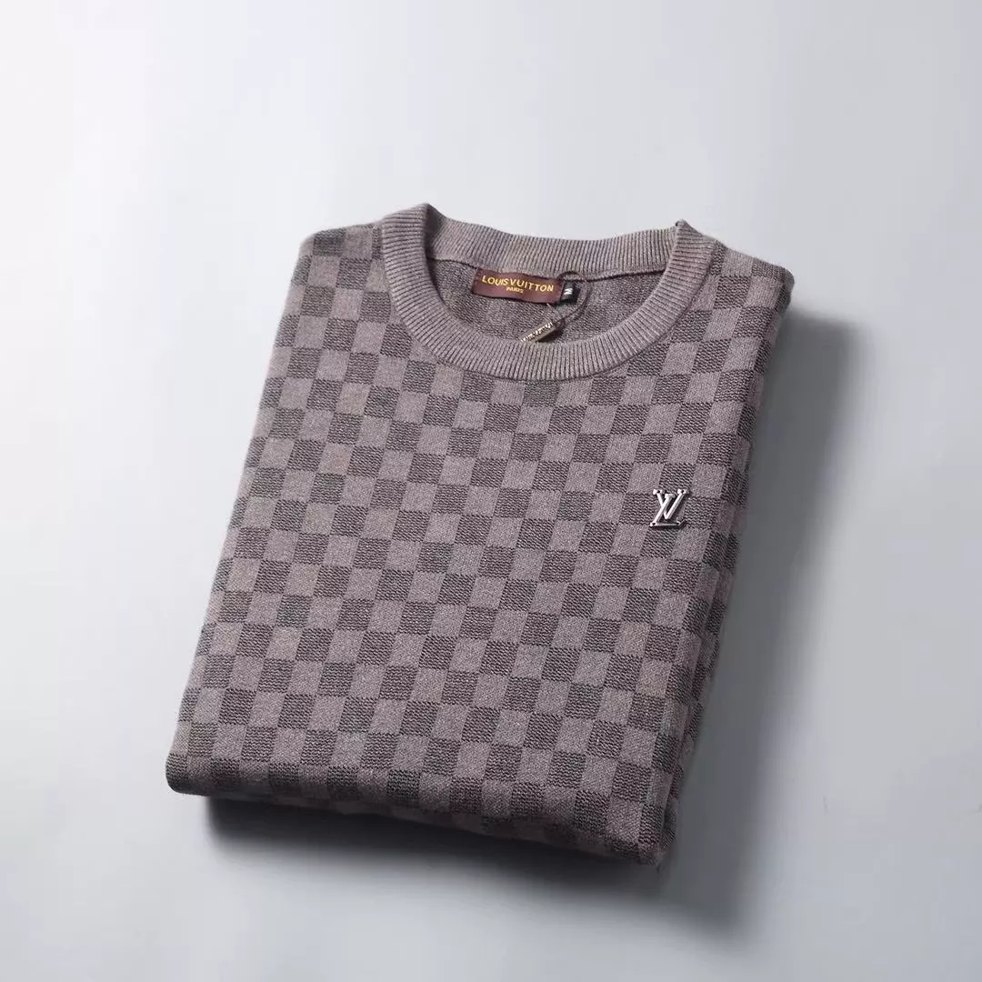 Louis Vuitton LV Sweaters Long Sleeved For Men Bold 9959