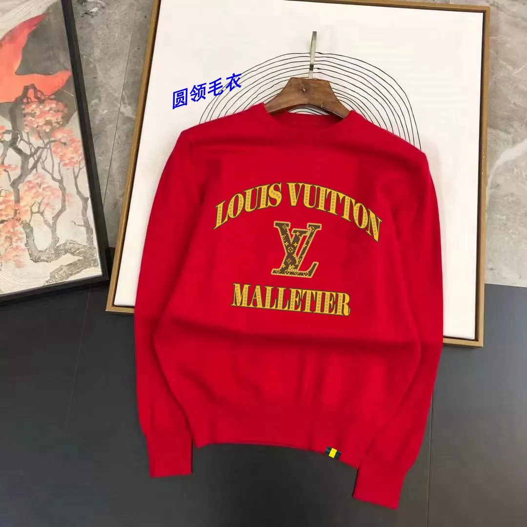 Louis Vuitton LV Sweaters Long Sleeved For Men Breathable 8253