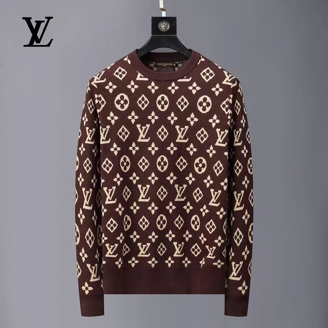 Louis Vuitton LV Sweaters Long Sleeved For Men Popular 348