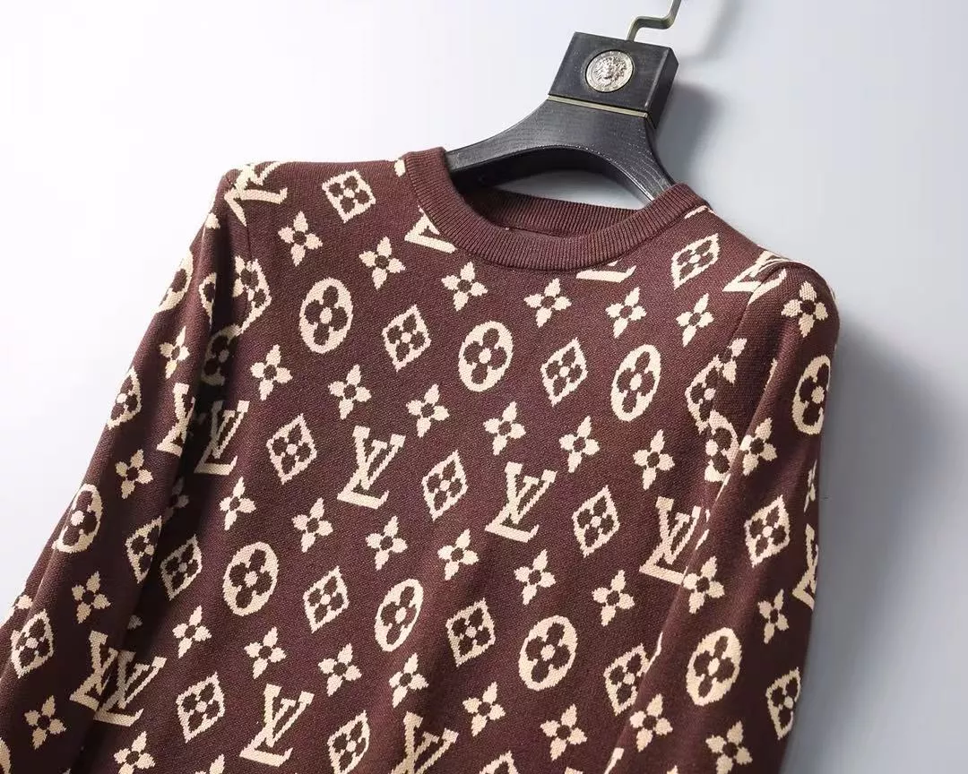 Louis Vuitton LV Sweaters Long Sleeved For Men Popular 348