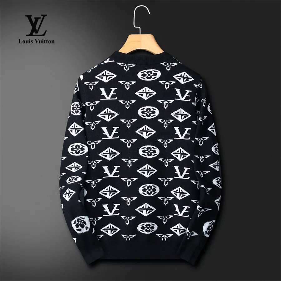 Louis Vuitton LV Sweaters Long Sleeved For Men Trendsetting 2654