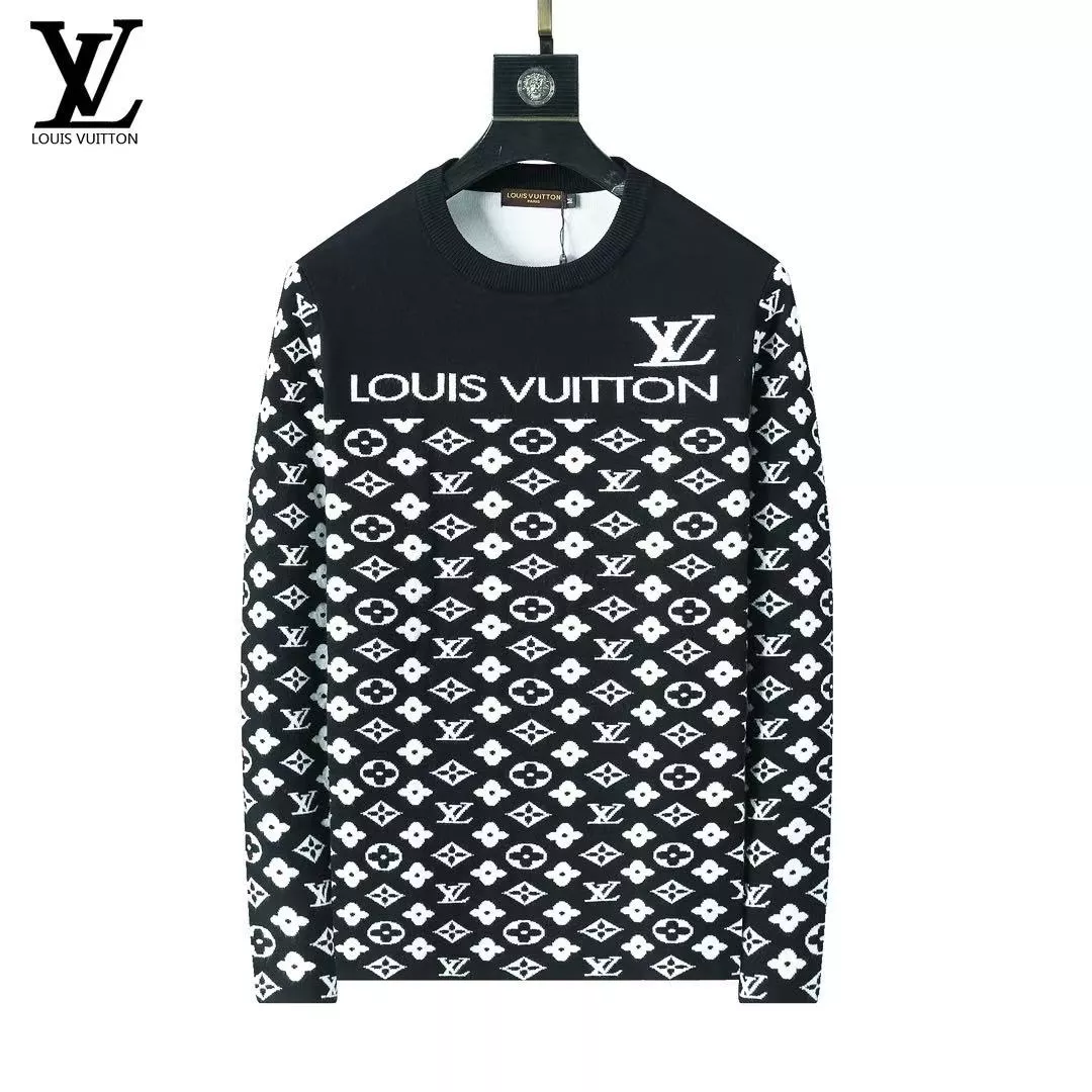 Louis Vuitton LV Sweaters Long Sleeved For Men Vibrant 1563