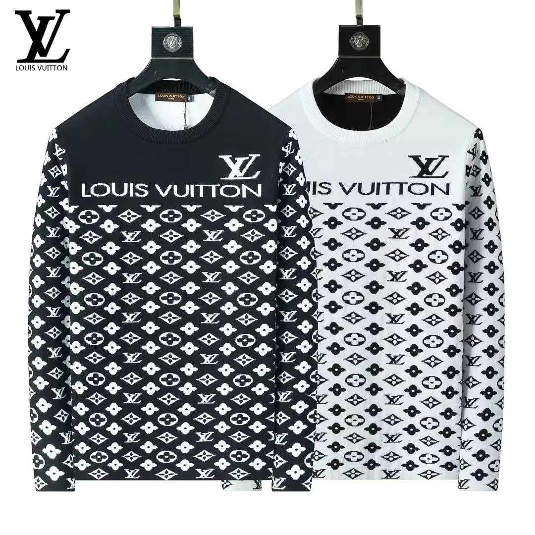 Louis Vuitton LV Sweaters Long Sleeved For Men Vibrant 1563