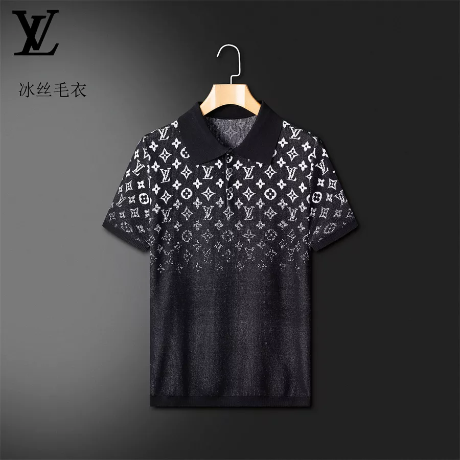 Louis Vuitton LV T-Shirts Short Sleeved For Men Bold 2278