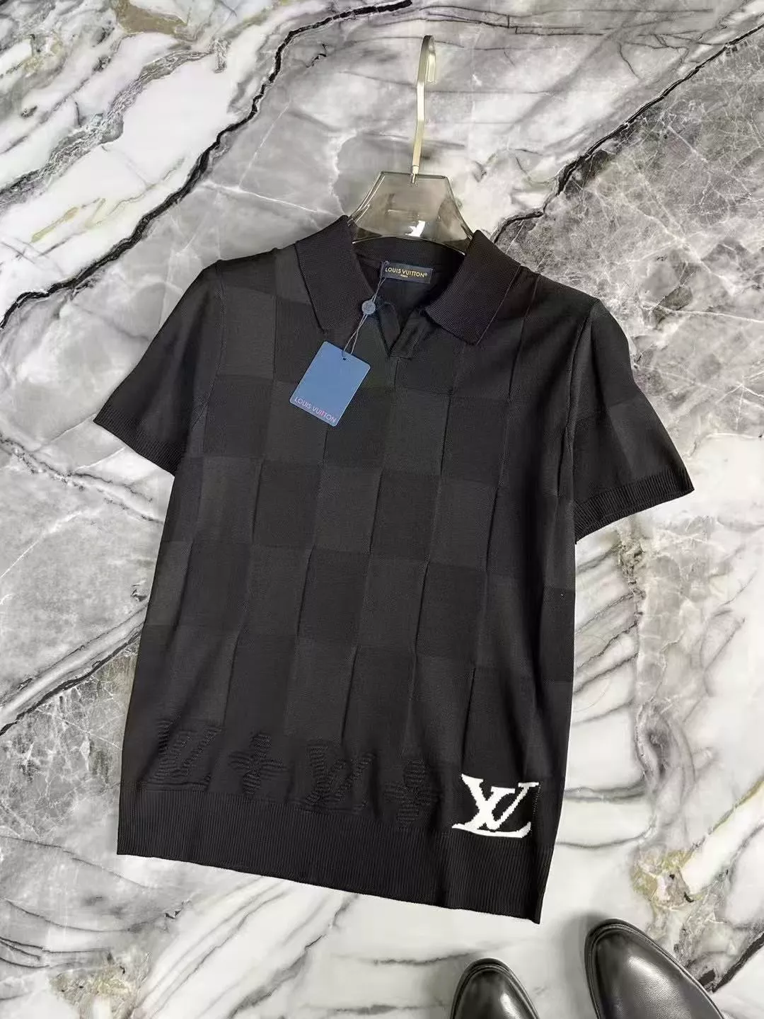 Louis Vuitton LV T-Shirts Short Sleeved For Men Bold 7062