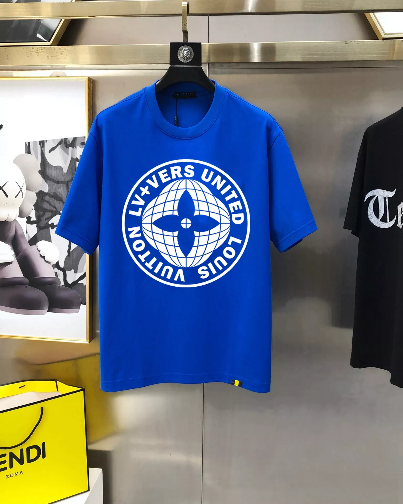 Louis Vuitton LV T-Shirts Short Sleeved For Men Bright 4206