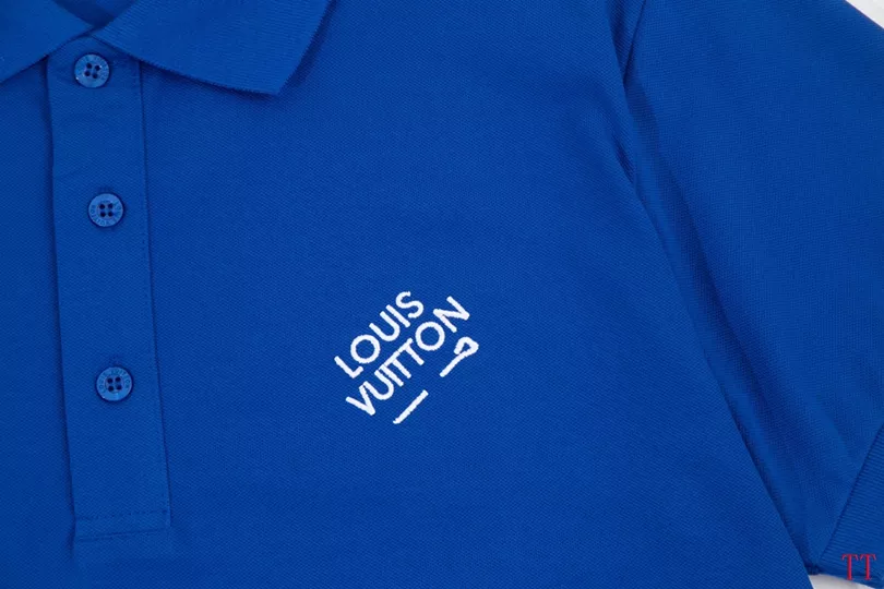 Louis Vuitton LV T-Shirts Short Sleeved For Men Bright 845