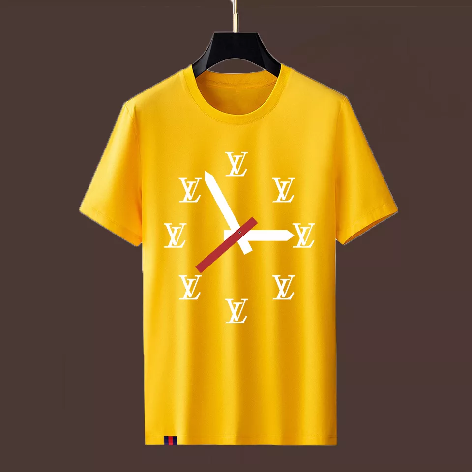 Louis Vuitton LV T-Shirts Short Sleeved For Men EasyMatch 1444