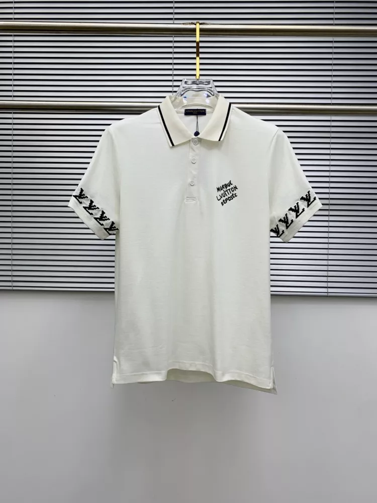Louis Vuitton LV T-Shirts Short Sleeved For Men Flexible 8294
