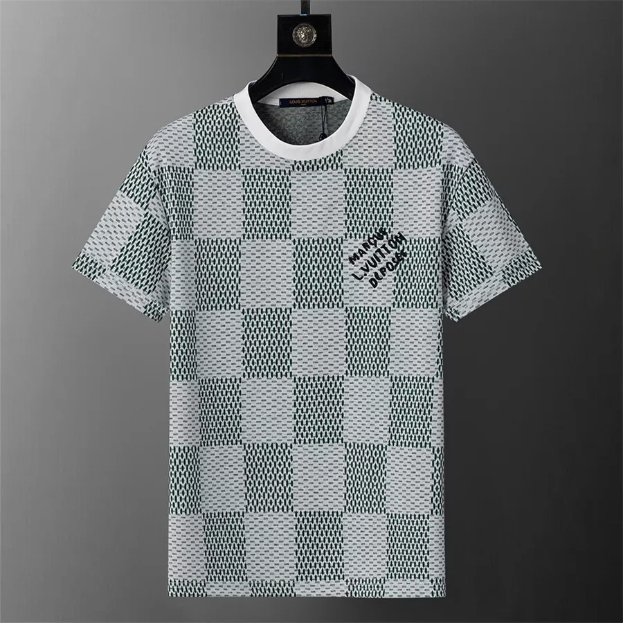 Louis Vuitton LV T-Shirts Short Sleeved For Men Minimalist 4349