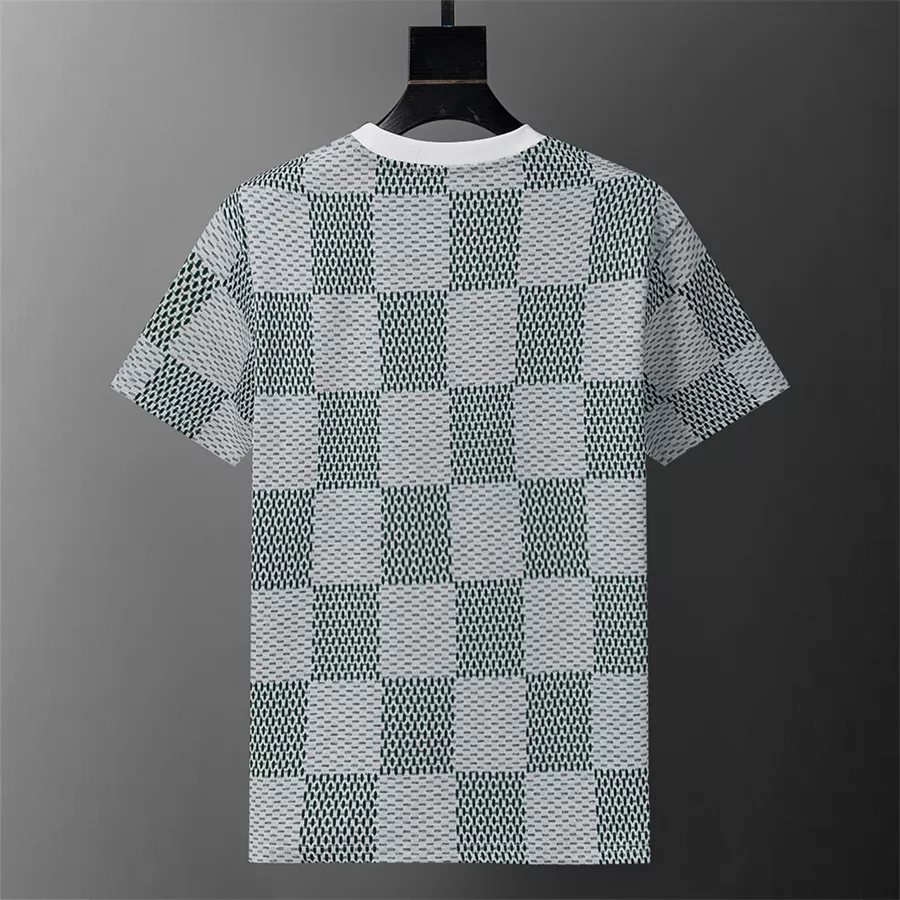 Louis Vuitton LV T-Shirts Short Sleeved For Men Minimalist 4349