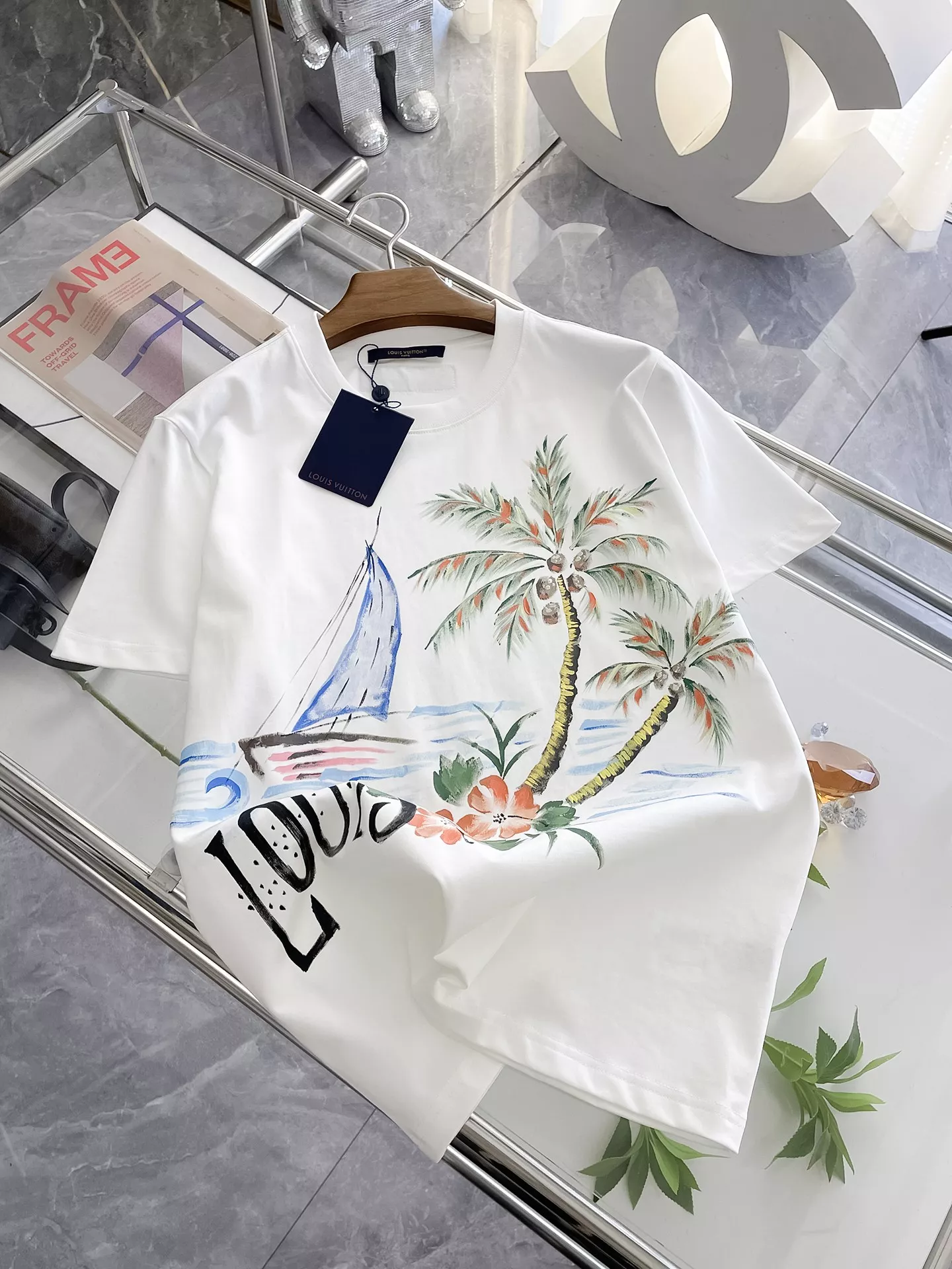 Louis Vuitton LV T-Shirts Short Sleeved For Men Soft 2034
