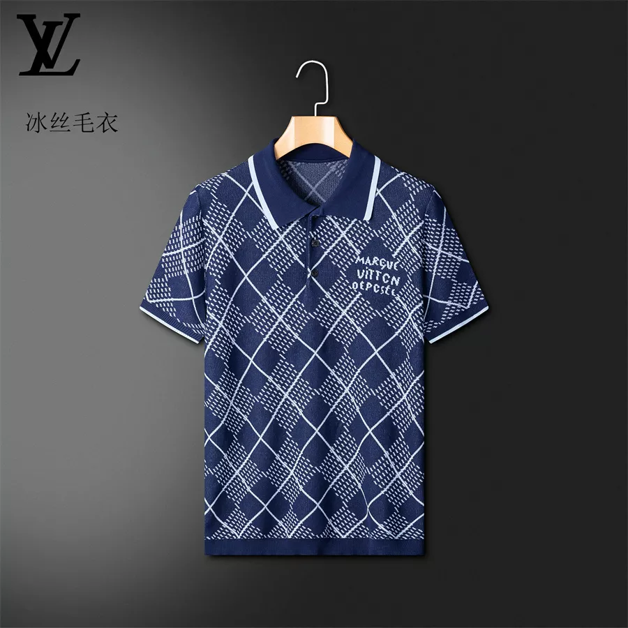 Louis Vuitton LV T-Shirts Short Sleeved For Men Trendy 4370