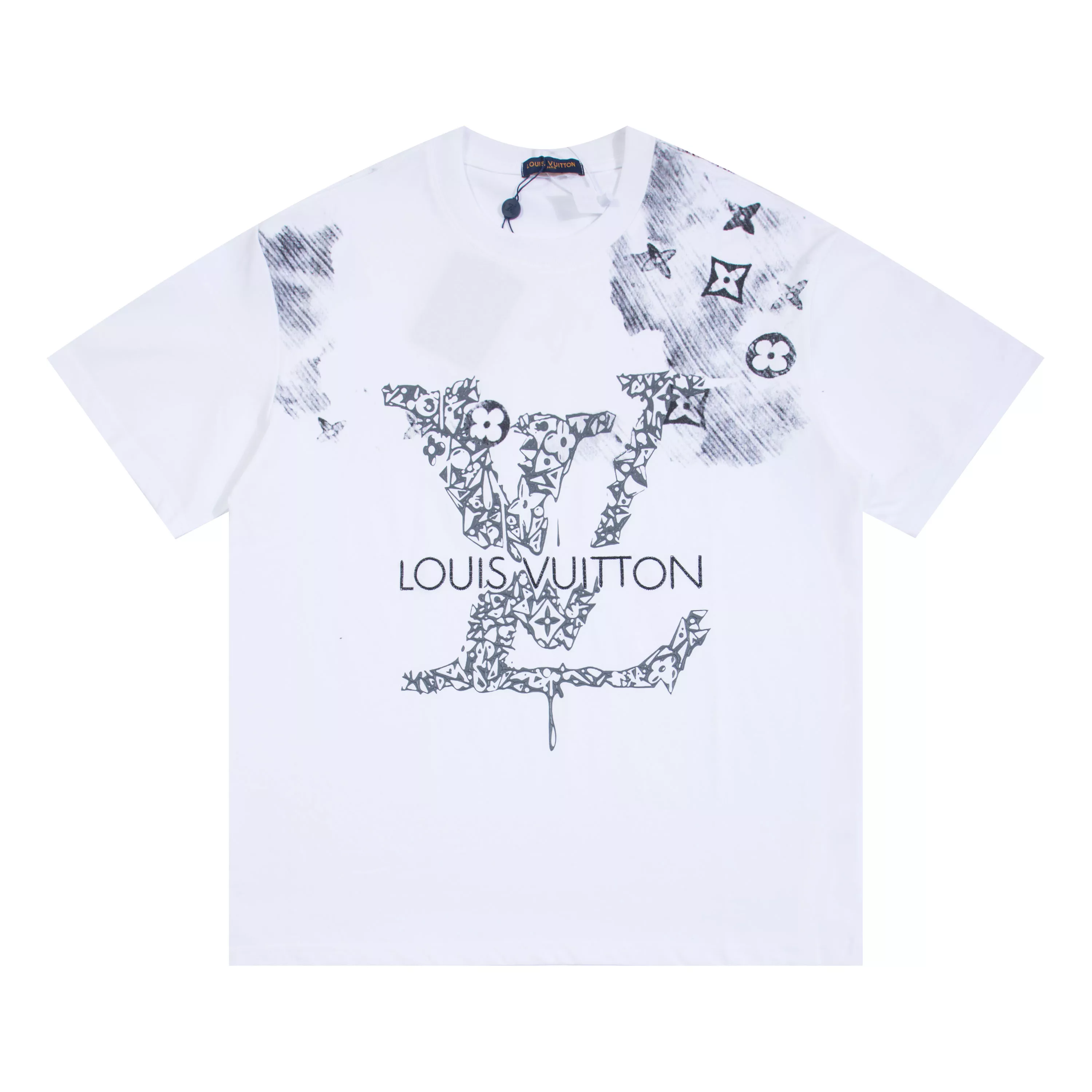 Louis Vuitton LV T-Shirts Short Sleeved For Unisex Bold 4123