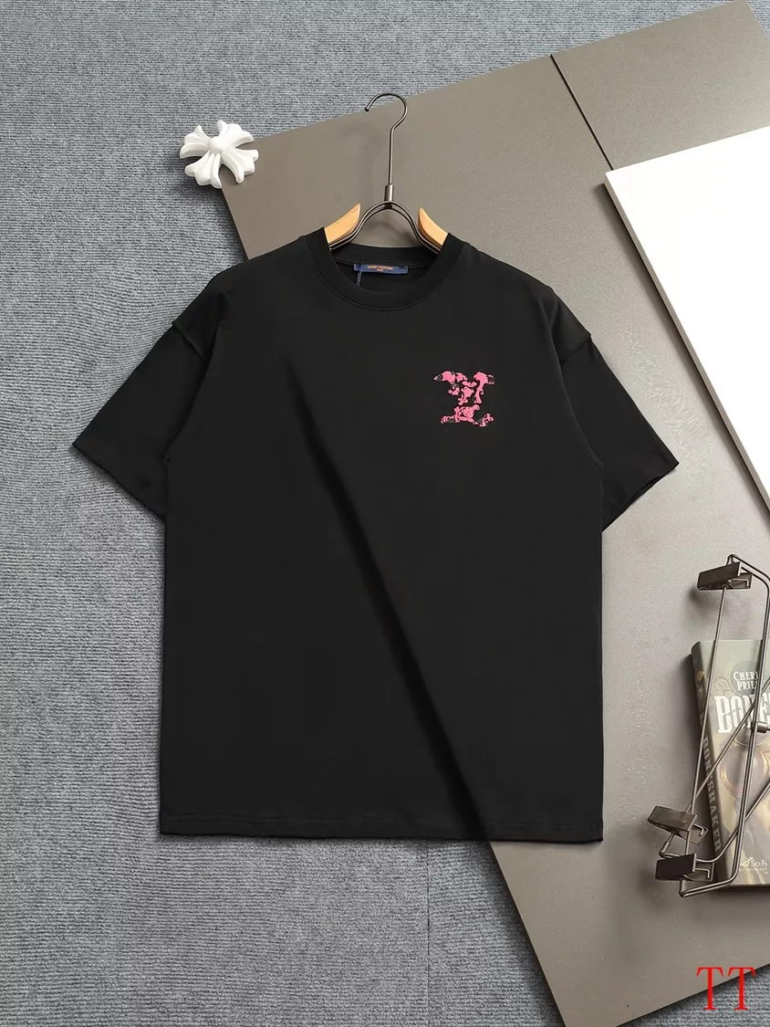 Louis Vuitton LV T-Shirts Short Sleeved For Unisex Bright 2975