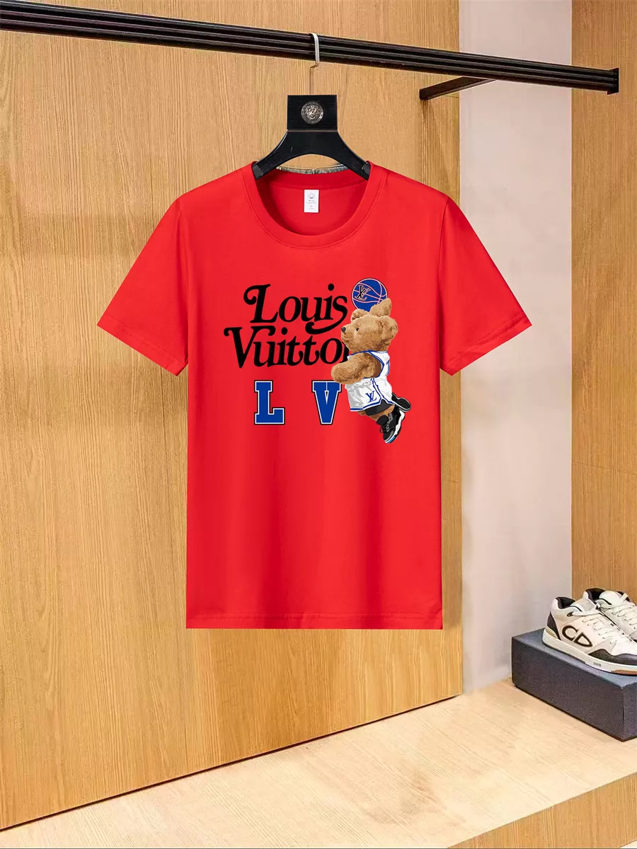 Louis Vuitton LV T-Shirts Short Sleeved For Unisex Comfortable 8989