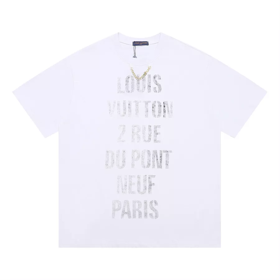 Louis Vuitton LV T-Shirts Short Sleeved For Unisex Cozy 1186