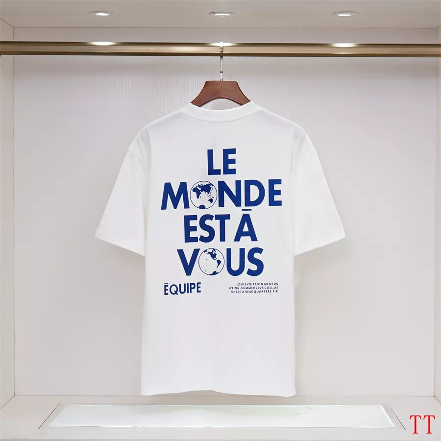 Louis Vuitton LV T-Shirts Short Sleeved For Unisex Cozy 4642