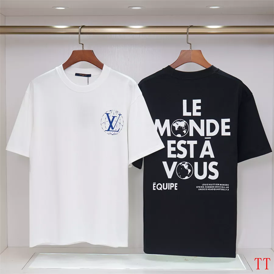 Louis Vuitton LV T-Shirts Short Sleeved For Unisex Cozy 4642