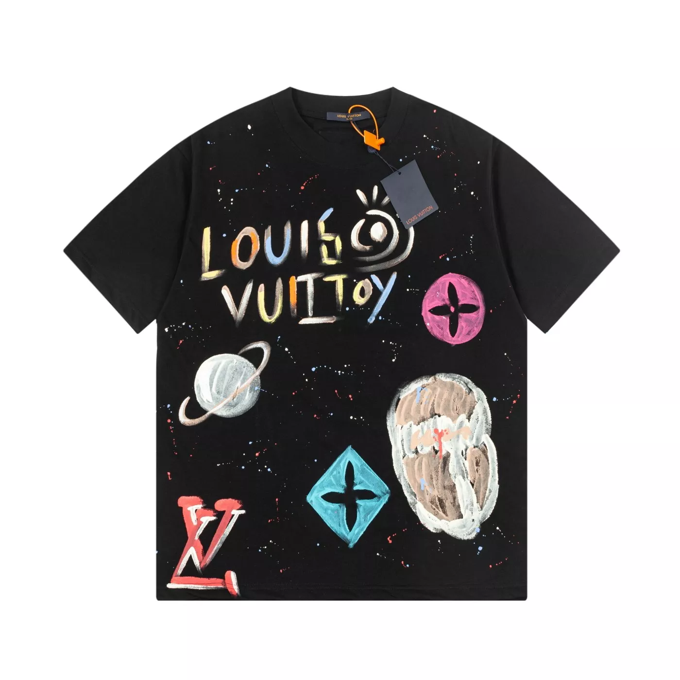Louis Vuitton LV T-Shirts Short Sleeved For Unisex Durable 2603