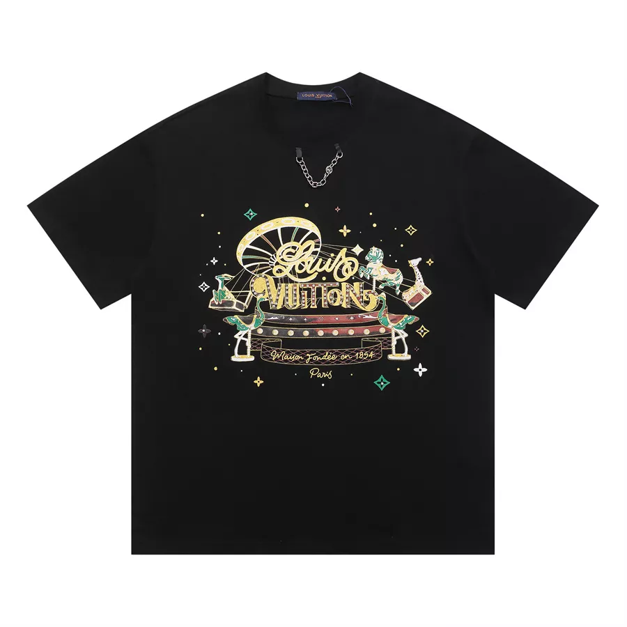 Louis Vuitton LV T-Shirts Short Sleeved For Unisex Efficient 2499
