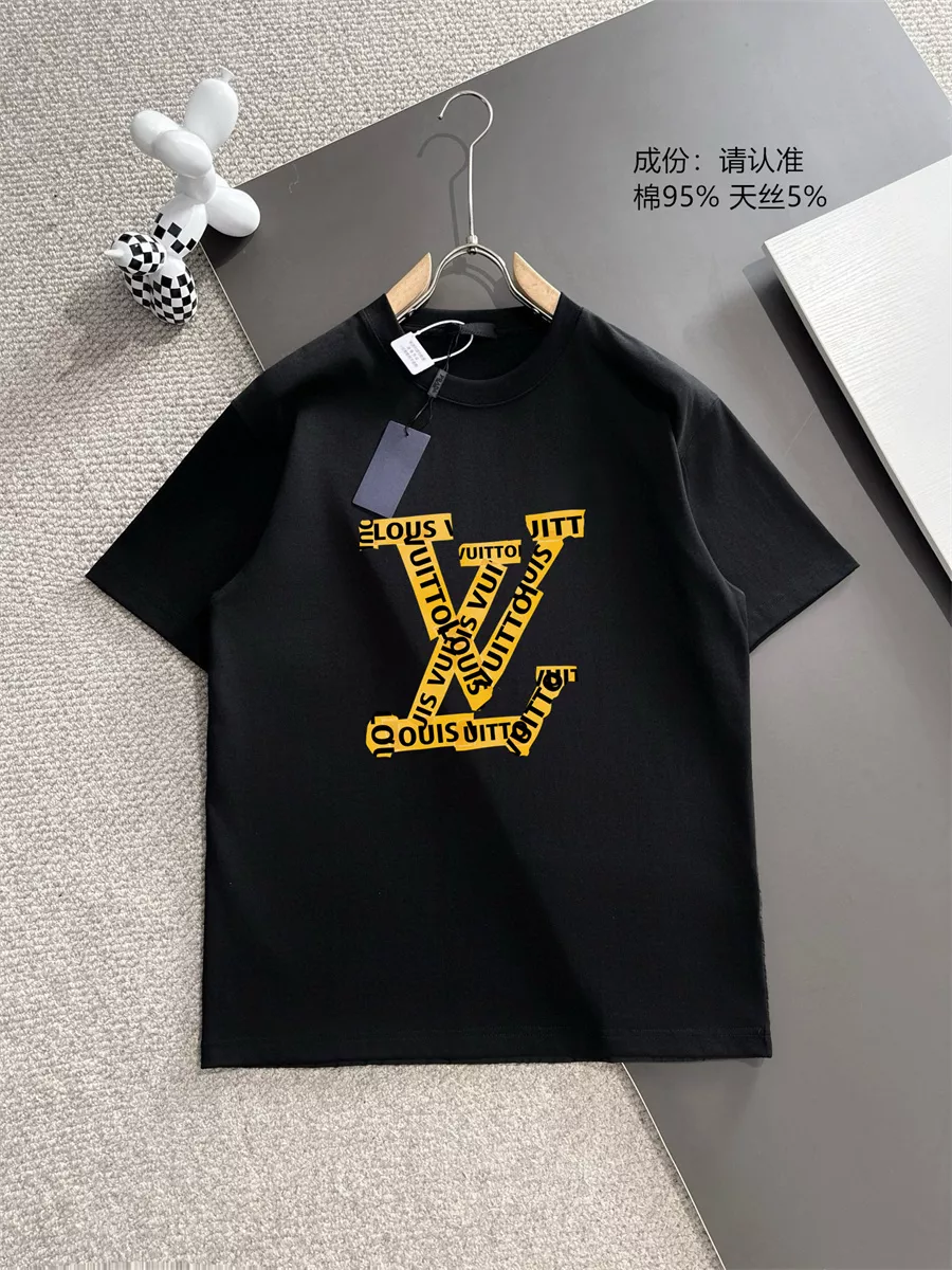 Louis Vuitton LV T-Shirts Short Sleeved For Unisex GoodFit 5698
