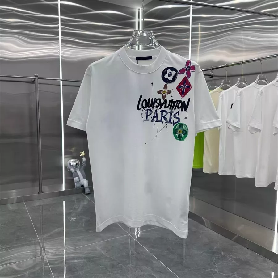 Louis Vuitton LV T-Shirts Short Sleeved For Unisex Modern 6663