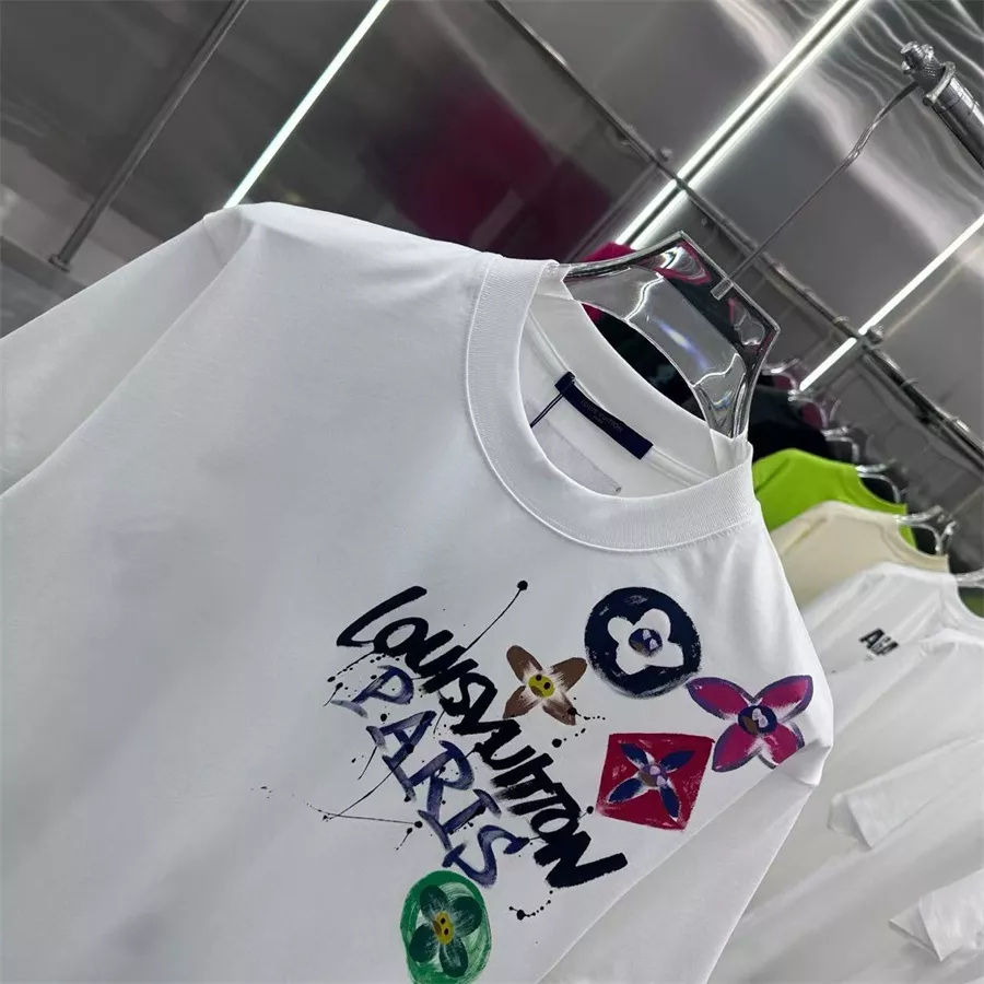 Louis Vuitton LV T-Shirts Short Sleeved For Unisex Modern 6663