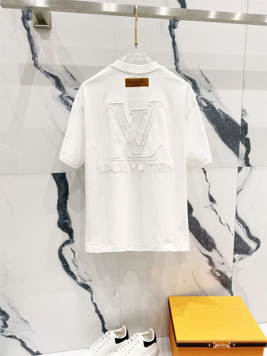 Louis Vuitton LV T-Shirts Short Sleeved For Unisex Refined 8707