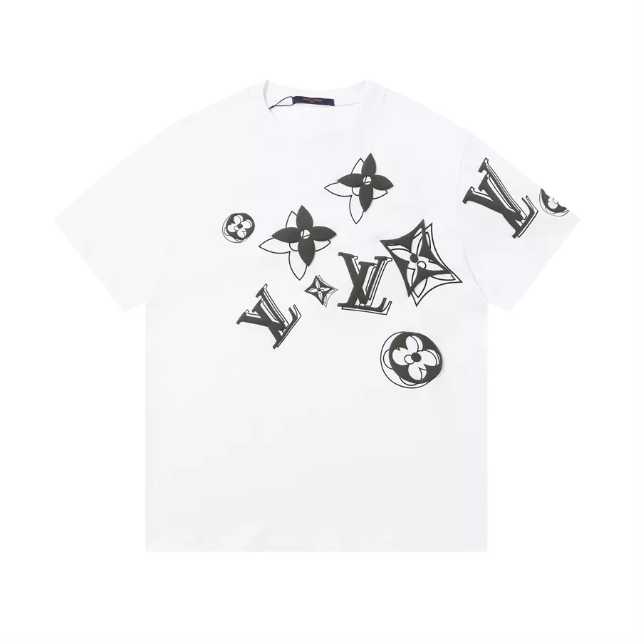 Louis Vuitton LV T-Shirts Short Sleeved For Unisex Sleek 3167