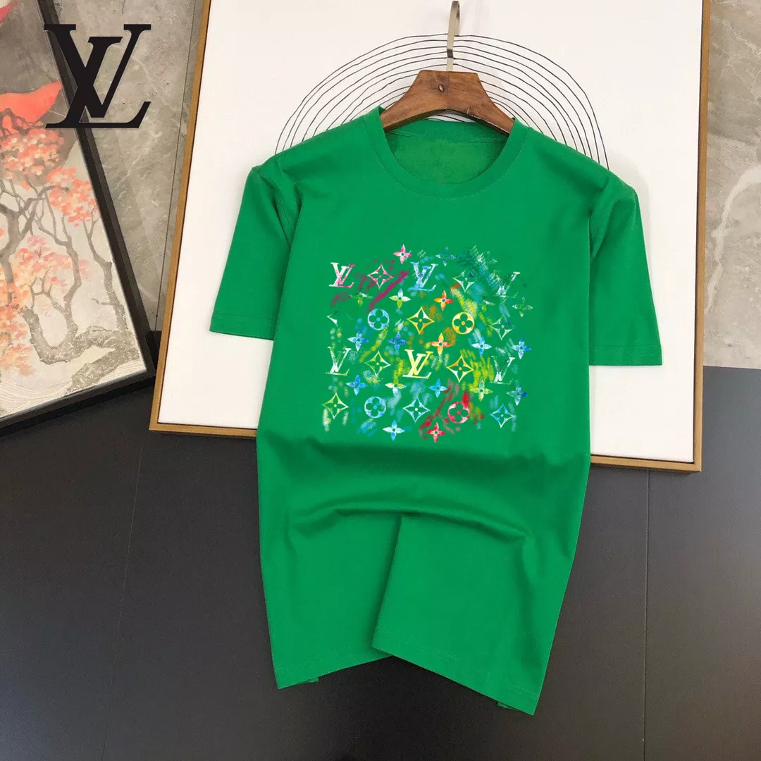 Louis Vuitton LV T-Shirts Short Sleeved For Unisex Sleek 7996