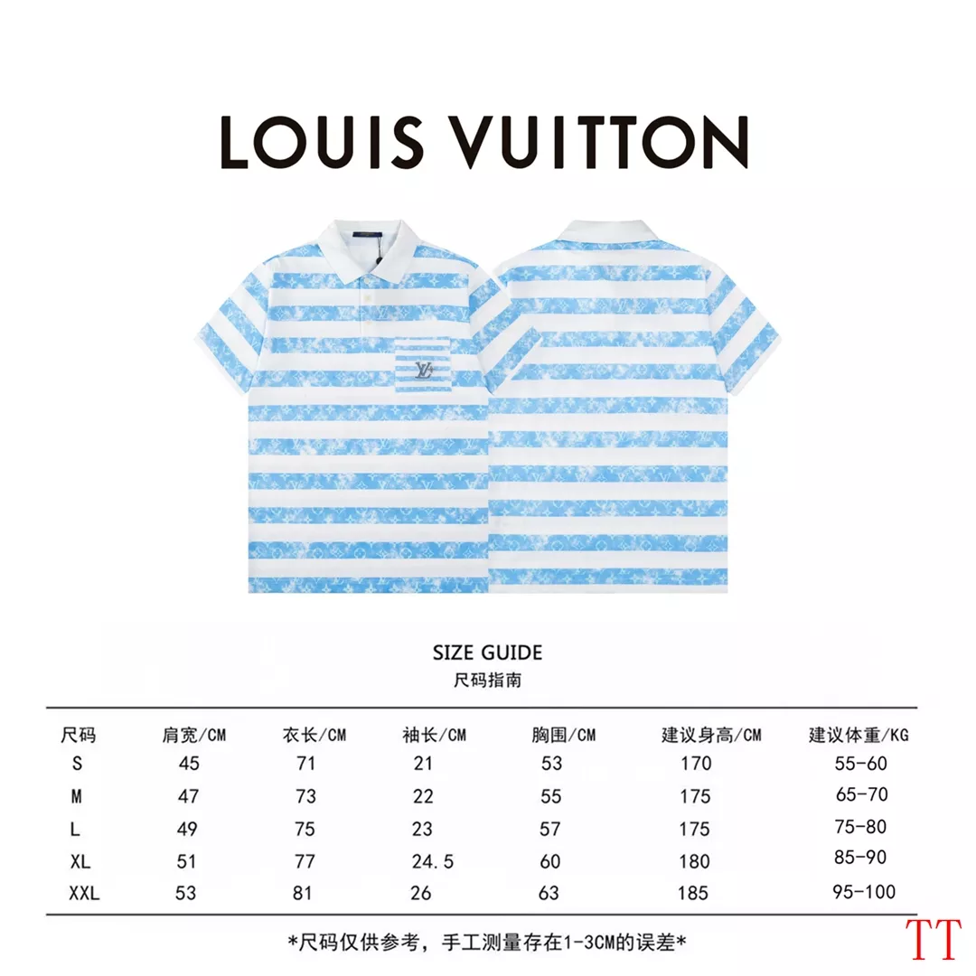 Louis Vuitton LV T-Shirts Short Sleeved For Unisex Sleek 9054