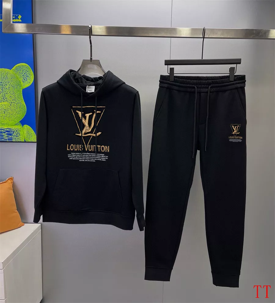 Louis Vuitton LV Tracksuits Long Sleeved For Men Bright 7928
